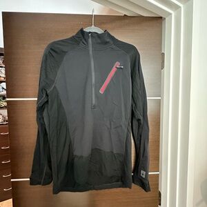 Smartwool Merino 1/2 Zip Performance Baselayer – Black (Size M)